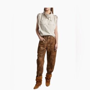 Isabel Marant Sleeveless Blouse in Cream